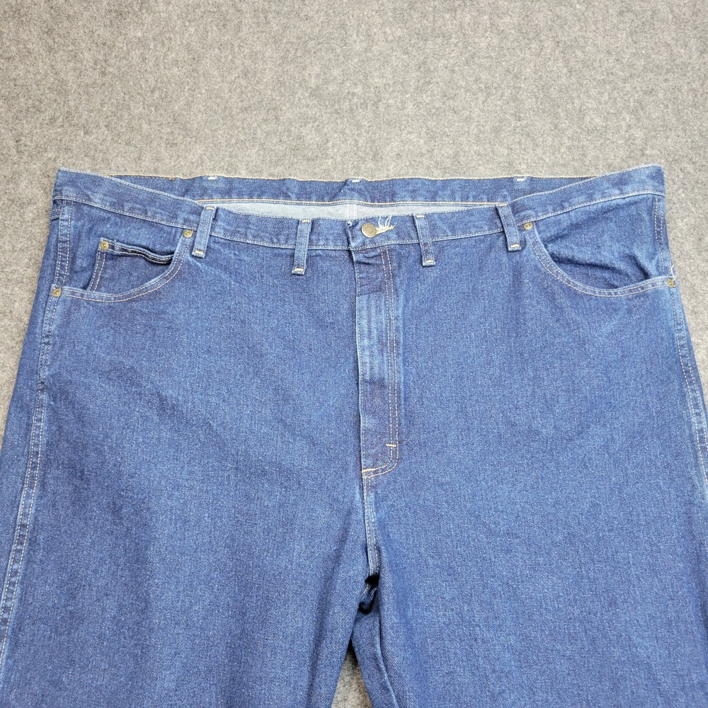 Wrangler Jeans Mens 52x34 Relaxed Fit Cowboy Western Rodeo Ranch Hands Country - Picture 4 of 11